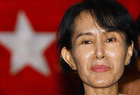 Aung San Suu Kyis party claims win in Myanmar landmark election